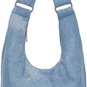 Women Hippie Crossbody Bag - Top Zip Large Capacity Canvas Sling Bag - Jacquard